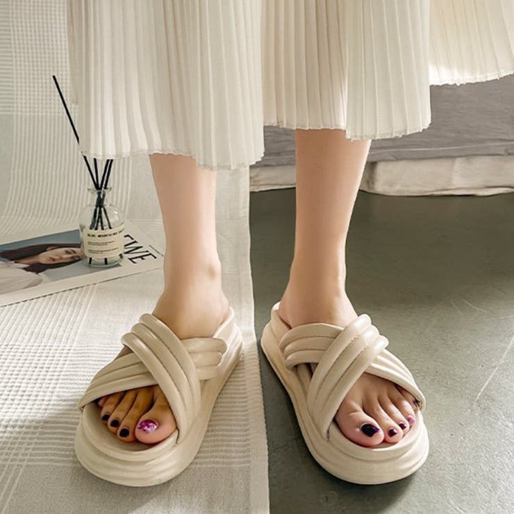 厚底サンダルレディースクロスサンダル | SUNSHINE CLOSET | 詳細画像12 