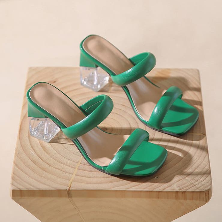 クリアヒールサンダル ミュールレディース | SUNSHINE CLOSET | 詳細画像19 