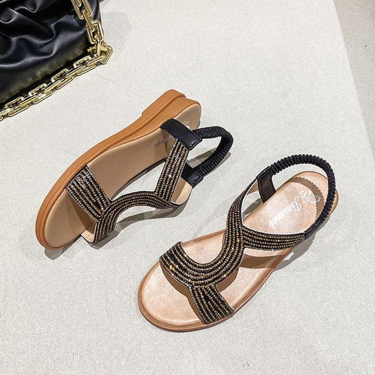 ウエッジサンダル レディース夏靴キラキラ | SUNSHINE CLOSET | 詳細画像16 