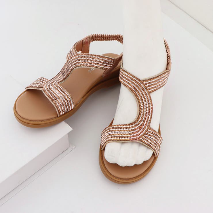 ウエッジサンダル レディース夏靴キラキラ | SUNSHINE CLOSET | 詳細画像17 