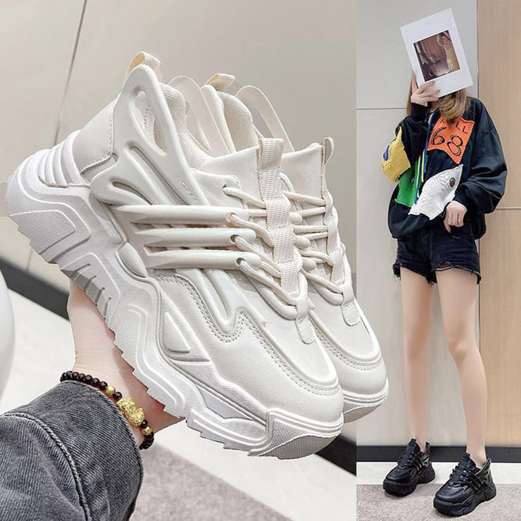 ダッドスニーカー 厚底 レディース 韓国 | SUNSHINE CLOSET | 詳細画像6 