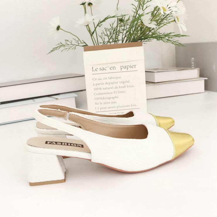 バックストラップ パンプス スクエアトゥ | SUNSHINE CLOSET | 詳細画像16 