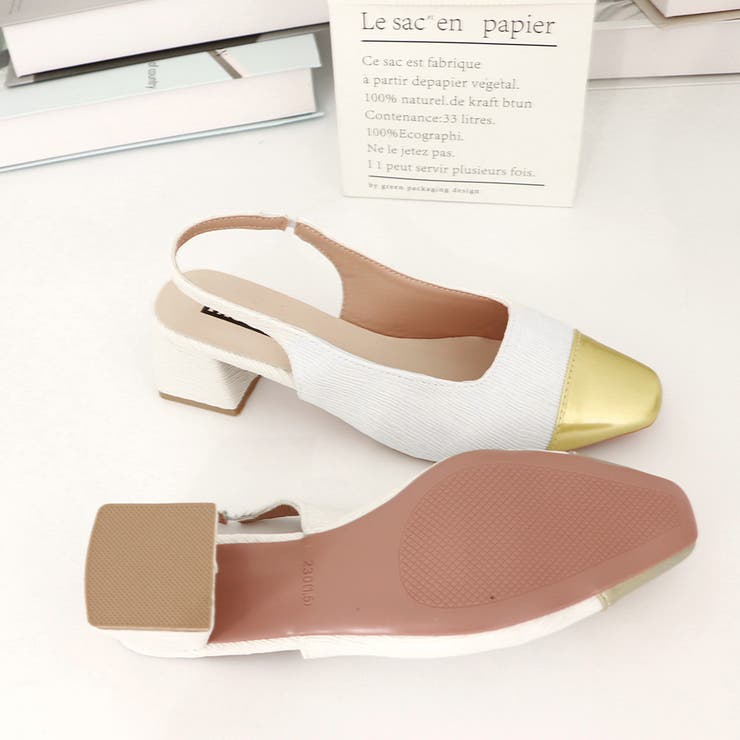 バックストラップ パンプス スクエアトゥ | SUNSHINE CLOSET | 詳細画像18 