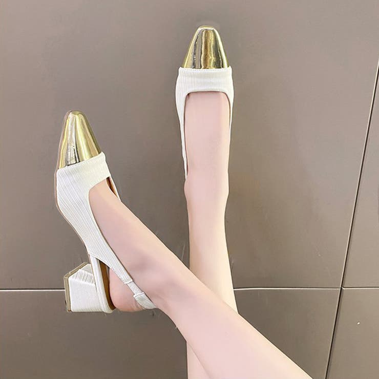 バックストラップ パンプス スクエアトゥ | SUNSHINE CLOSET | 詳細画像9 