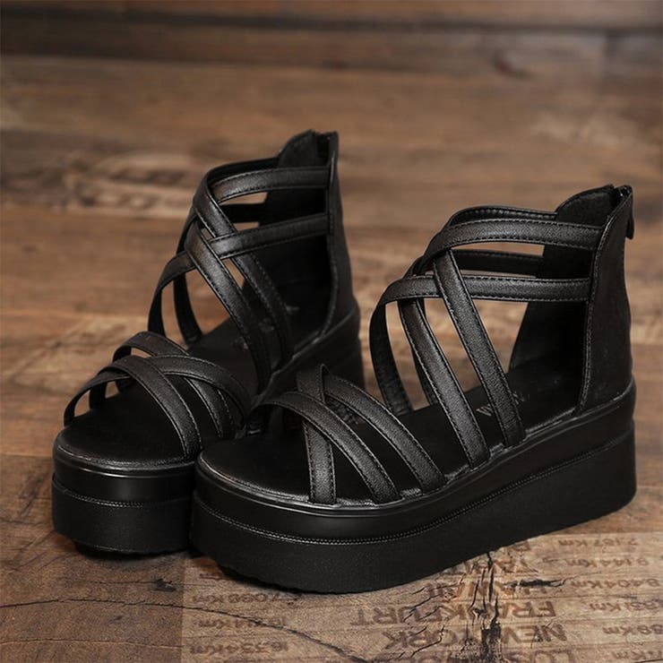 厚底サンダル クロスストラップサンダル夏 | SUNSHINE CLOSET | 詳細画像21 