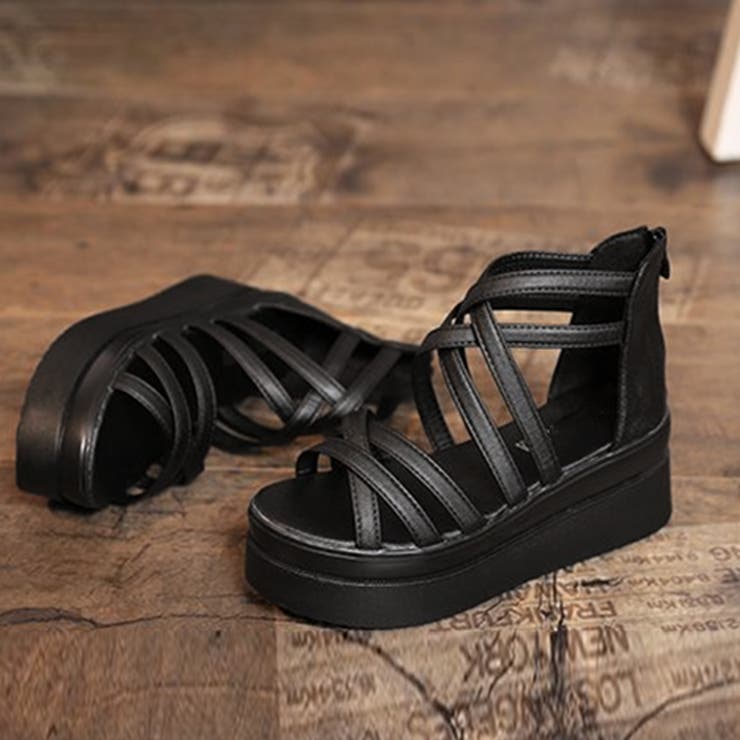 厚底サンダル クロスストラップサンダル夏 | SUNSHINE CLOSET | 詳細画像22 