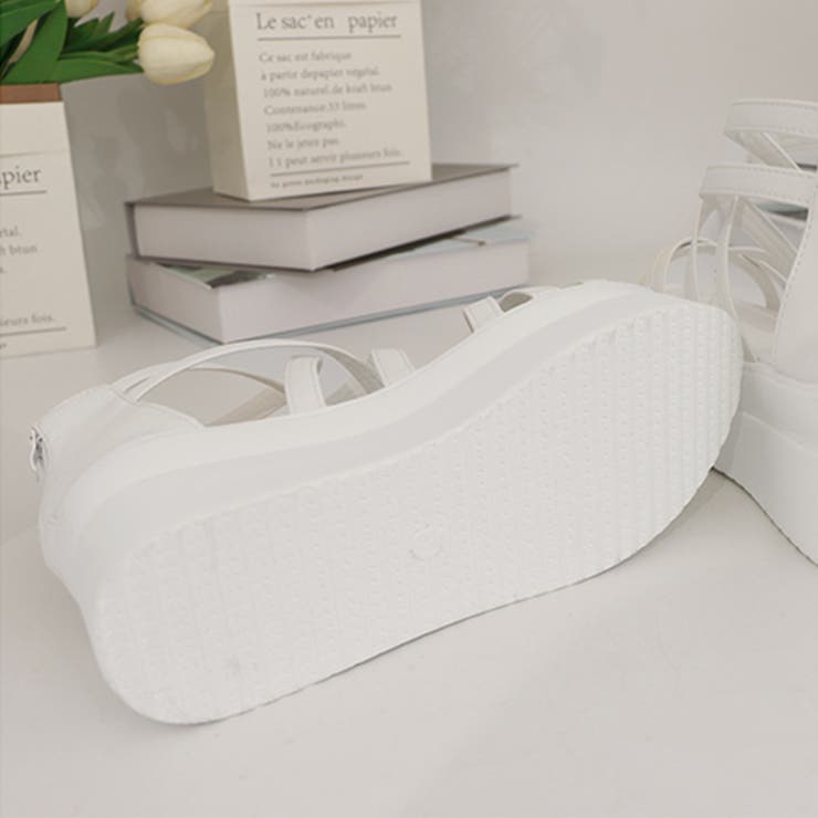 厚底サンダル クロスストラップサンダル夏 | SUNSHINE CLOSET | 詳細画像26 