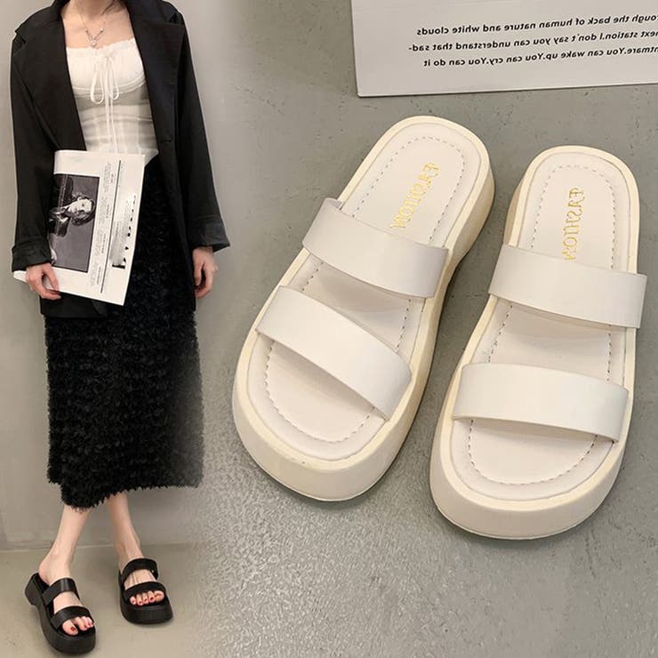 厚底サンダル ベルトフラットサンダル美脚 | SUNSHINE CLOSET | 詳細画像10 