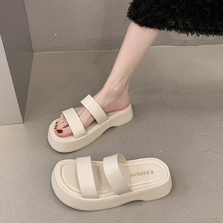 厚底サンダル ベルトフラットサンダル美脚 | SUNSHINE CLOSET | 詳細画像12 