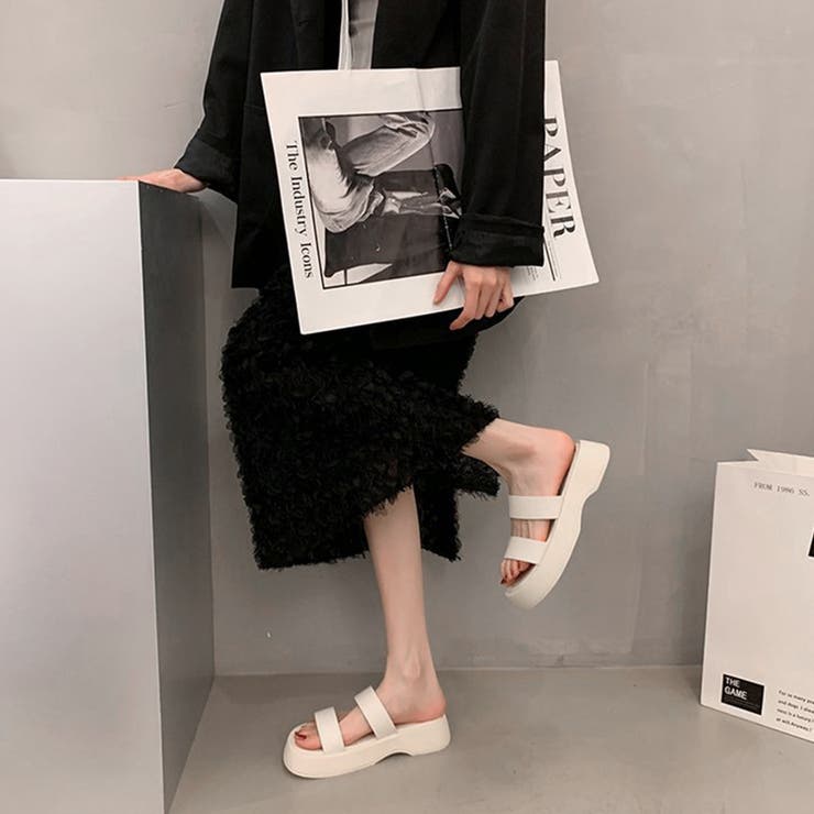 厚底サンダル ベルトフラットサンダル美脚 | SUNSHINE CLOSET | 詳細画像14 