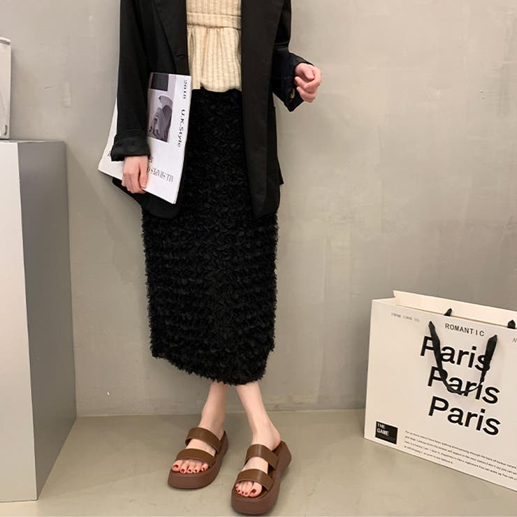 厚底サンダル ベルトフラットサンダル美脚 | SUNSHINE CLOSET | 詳細画像17 