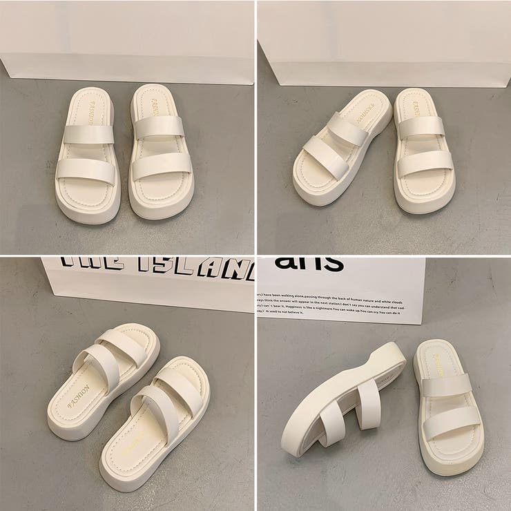 厚底サンダル ベルトフラットサンダル美脚 | SUNSHINE CLOSET | 詳細画像3 