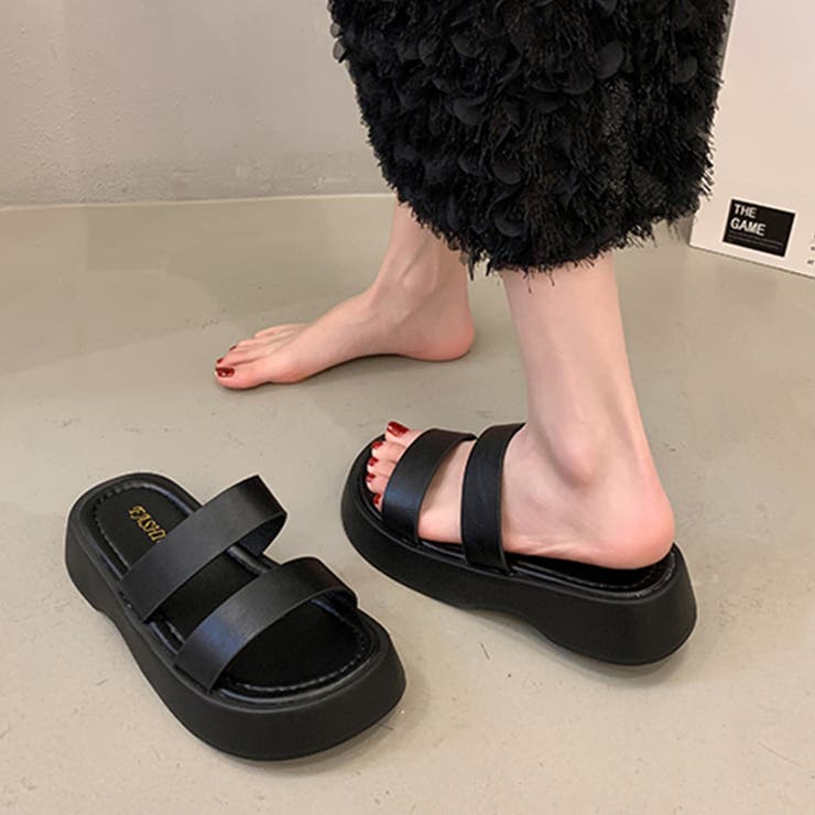 厚底サンダル ベルトフラットサンダル美脚 | SUNSHINE CLOSET | 詳細画像8 