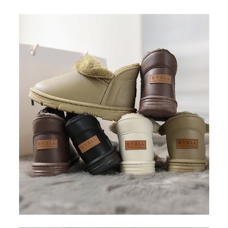 ムートンブーツ PUレザー 裏起毛ブーツ | SUNSHINE CLOSET | 詳細画像15 