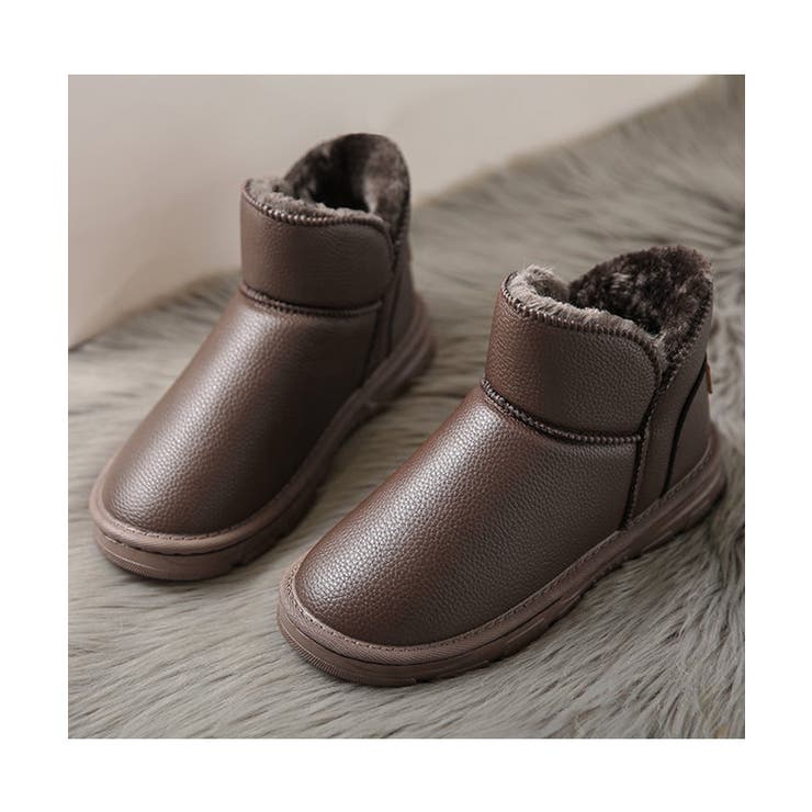 ムートンブーツ PUレザー 裏起毛ブーツ | SUNSHINE CLOSET | 詳細画像16 