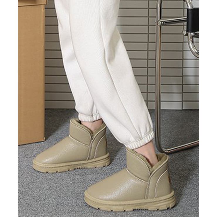 ムートンブーツ PUレザー 裏起毛ブーツ | SUNSHINE CLOSET | 詳細画像8 