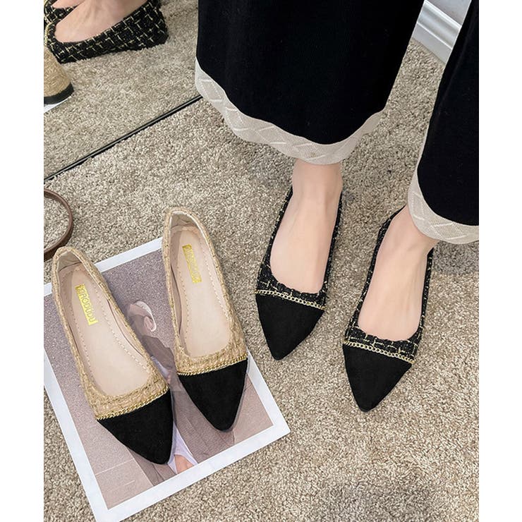 スエードパンプス 韓国ツイード風パンプス | SUNSHINE CLOSET | 詳細画像10 