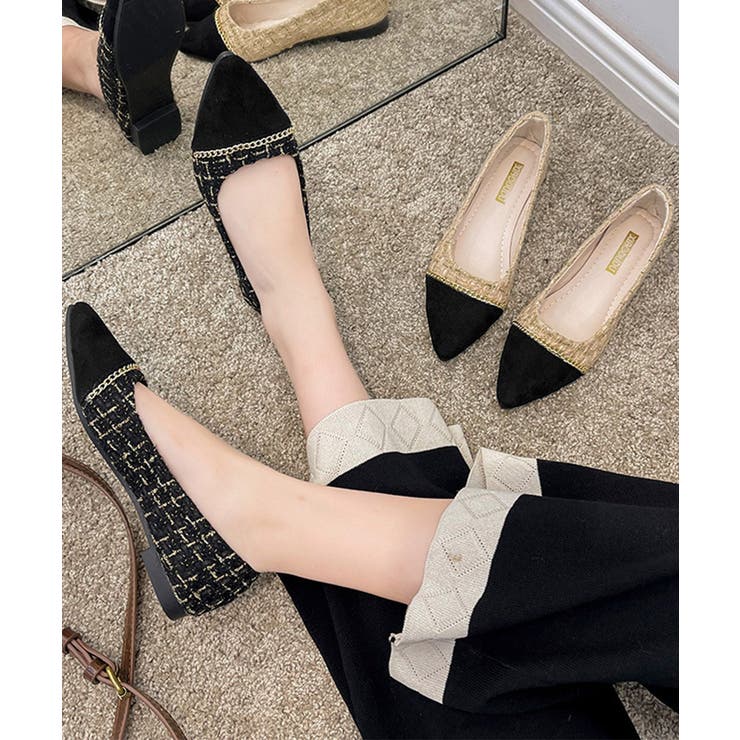 スエードパンプス 韓国ツイード風パンプス | SUNSHINE CLOSET | 詳細画像11 