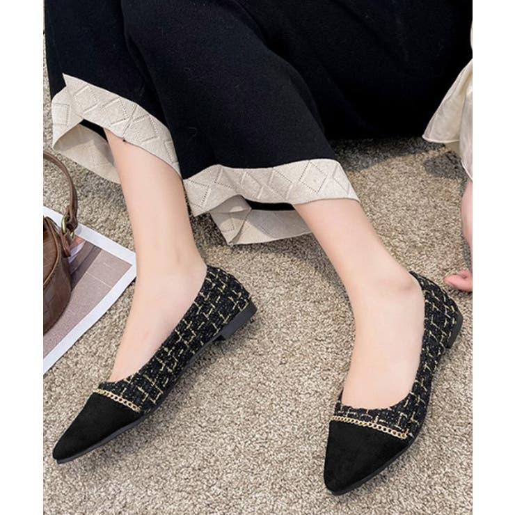 スエードパンプス 韓国ツイード風パンプス | SUNSHINE CLOSET | 詳細画像2 