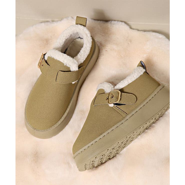 厚底ムートンブーツ 裏起毛ショートブーツ | SUNSHINE CLOSET | 詳細画像15 