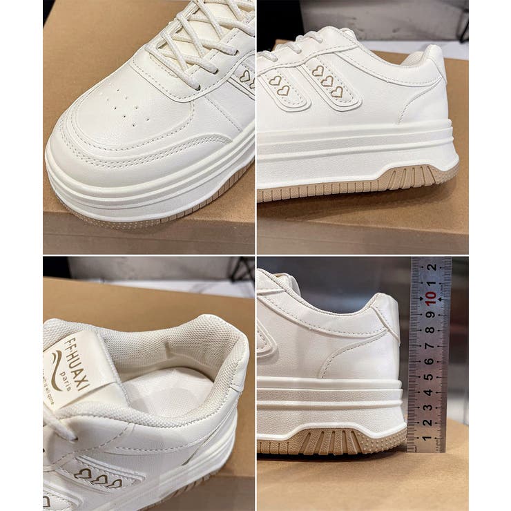 ハートモチーフ ボリュームソールスニーカー レディース | SUNSHINE CLOSET | 詳細画像12 