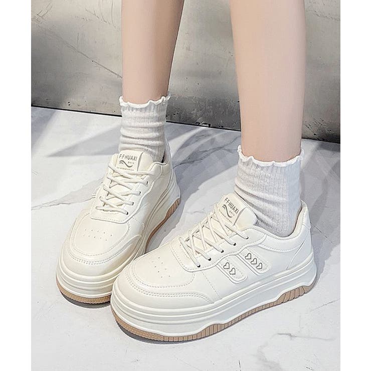 ハートモチーフ ボリュームソールスニーカー レディース | SUNSHINE CLOSET | 詳細画像2 