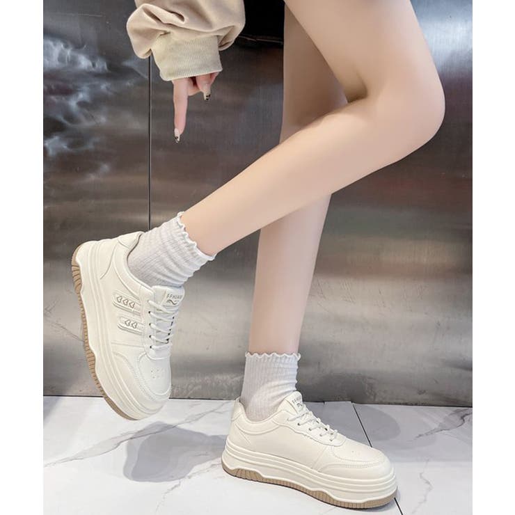 ハートモチーフ ボリュームソールスニーカー レディース | SUNSHINE CLOSET | 詳細画像7 