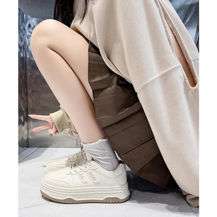 ハートモチーフ ボリュームソールスニーカー レディース | SUNSHINE CLOSET | 詳細画像8 