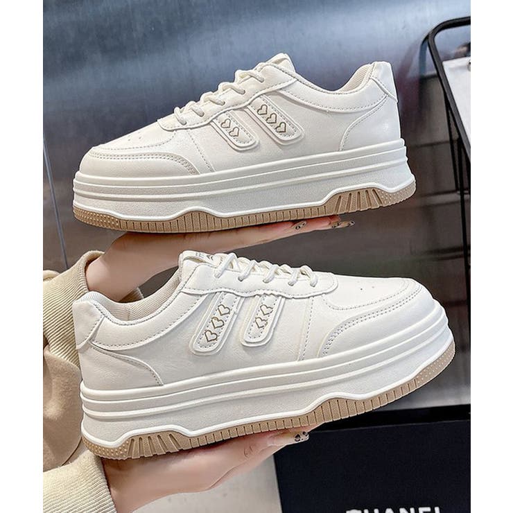 ハートモチーフ ボリュームソールスニーカー レディース | SUNSHINE CLOSET | 詳細画像9 
