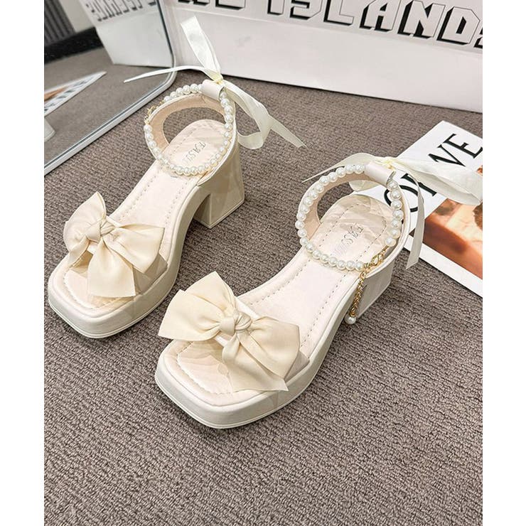 レディース 大人可愛い チャンキーヒールサンダル | SUNSHINE CLOSET | 詳細画像15 