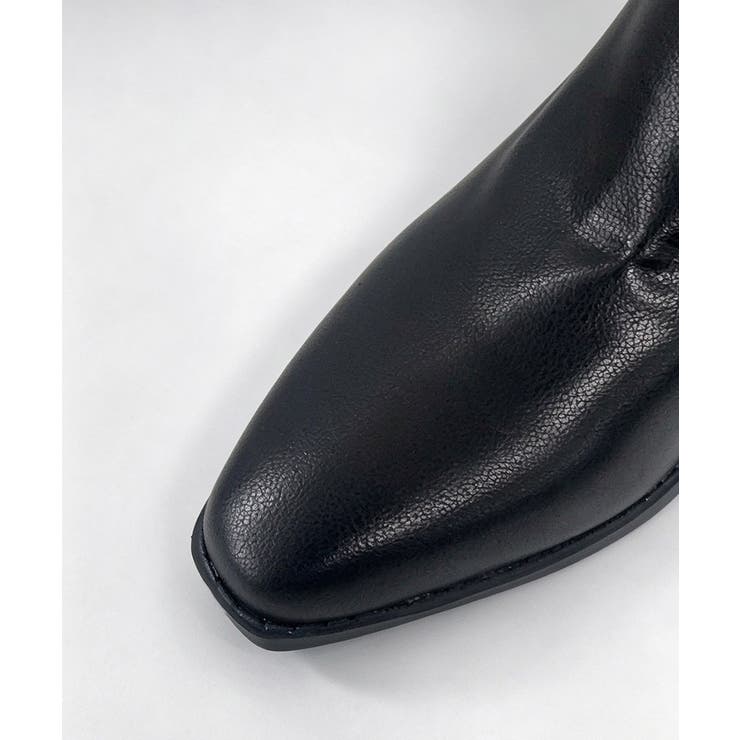 ヴィンテージライク合成皮革ミドル丈ブーツチャンキーヒーレディース 秋冬シューズ韓… | SUNSHINE CLOSET | 詳細画像20 