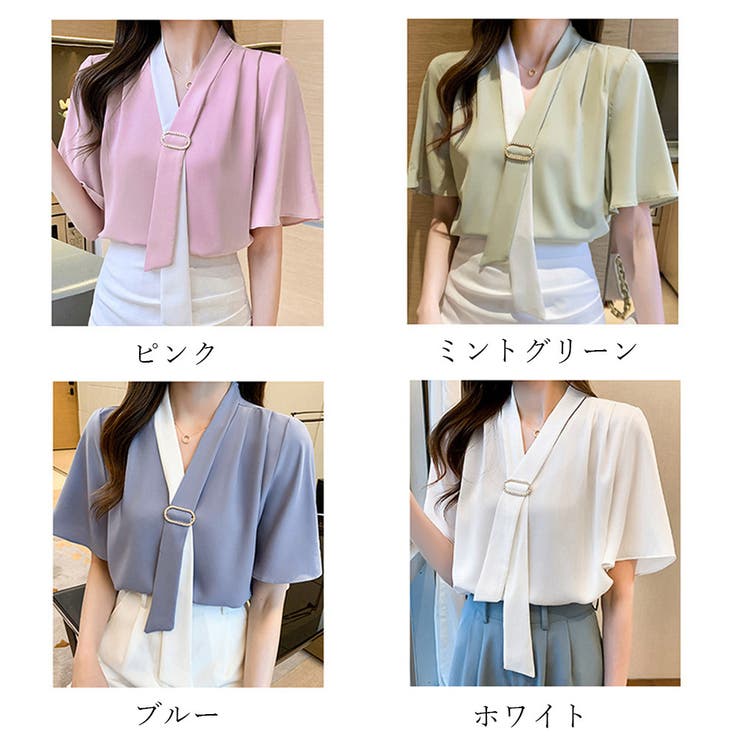 オフィスカジュアル シャツブラウス 大人女性 | SUNSHINE CLOSET | 詳細画像2 