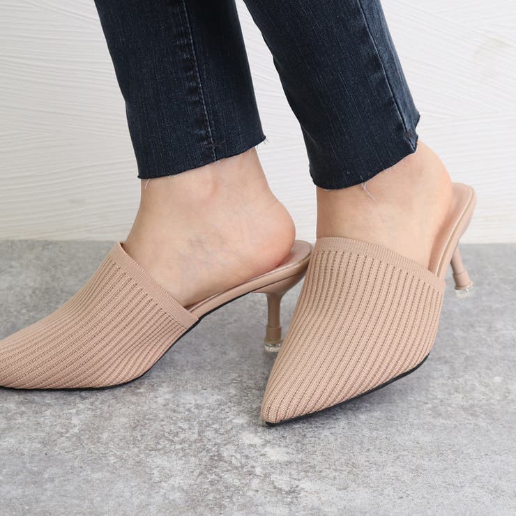 ベージュ | ミュールパンプスサンダル レディース 春 | SUNSHINE CLOSET