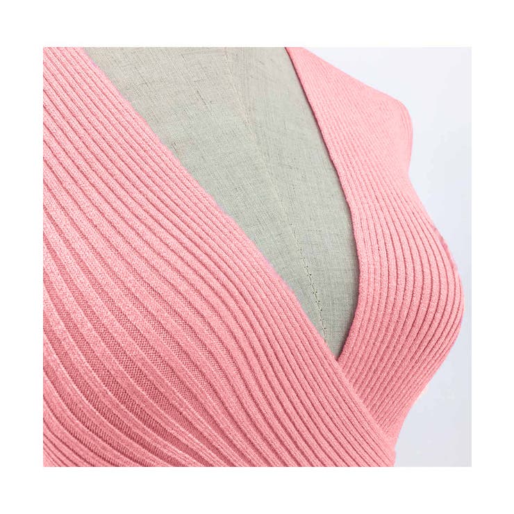 Vネックリブニットトップス サマーニット | SUNSHINE CLOSET | 詳細画像29 