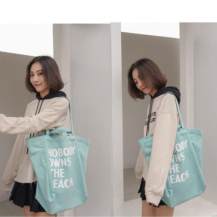 ロゴ キャンバス トートバッグ 2way[品番：AGCW0002258