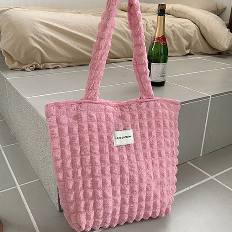 ぽこぽこトートバッグ ワッフル風バッグ | SUNSHINE CLOSET | 詳細画像17 