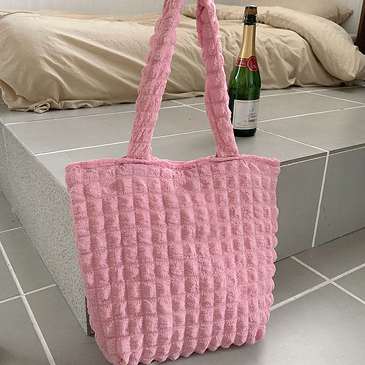 ぽこぽこトートバッグ ワッフル風バッグ | SUNSHINE CLOSET | 詳細画像18 