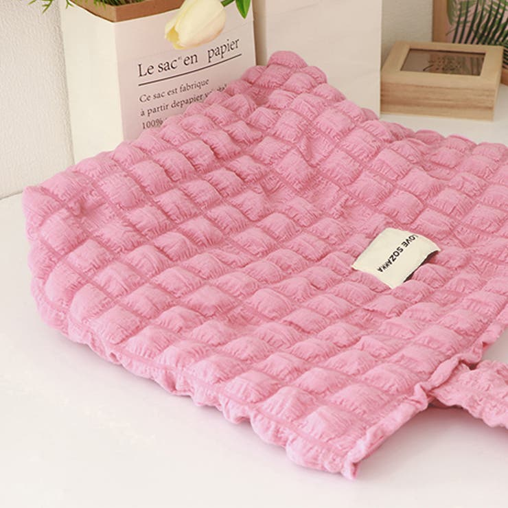 ぽこぽこトートバッグ ワッフル風バッグ | SUNSHINE CLOSET | 詳細画像19 