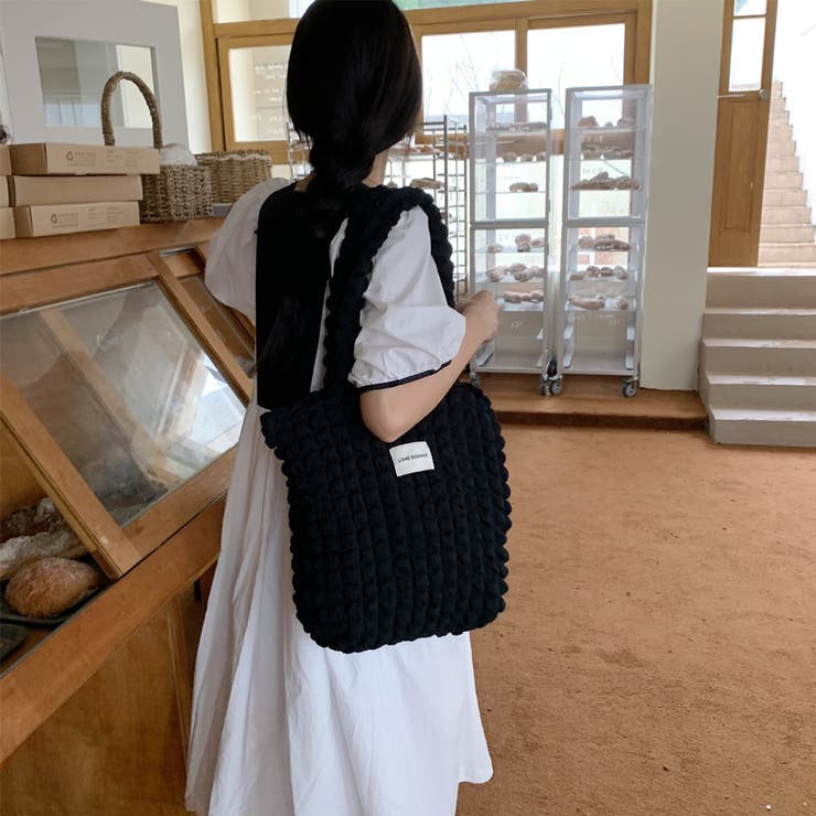 ぽこぽこトートバッグ ワッフル風バッグ | SUNSHINE CLOSET | 詳細画像5 