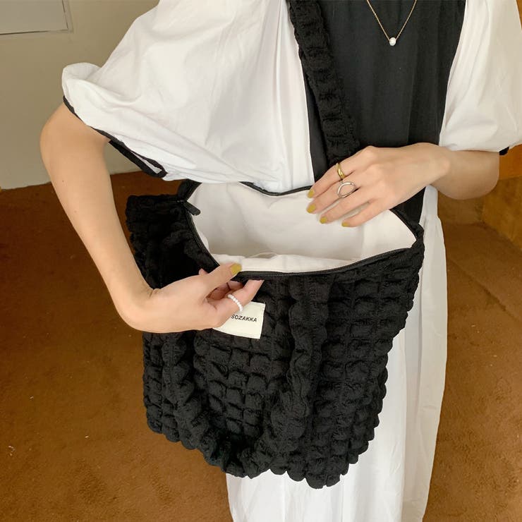 ぽこぽこトートバッグ ワッフル風バッグ | SUNSHINE CLOSET | 詳細画像6 