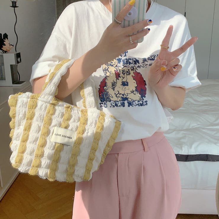 ミニトートバッグ ポップコーン軽量バッグ | SUNSHINE CLOSET | 詳細画像11 