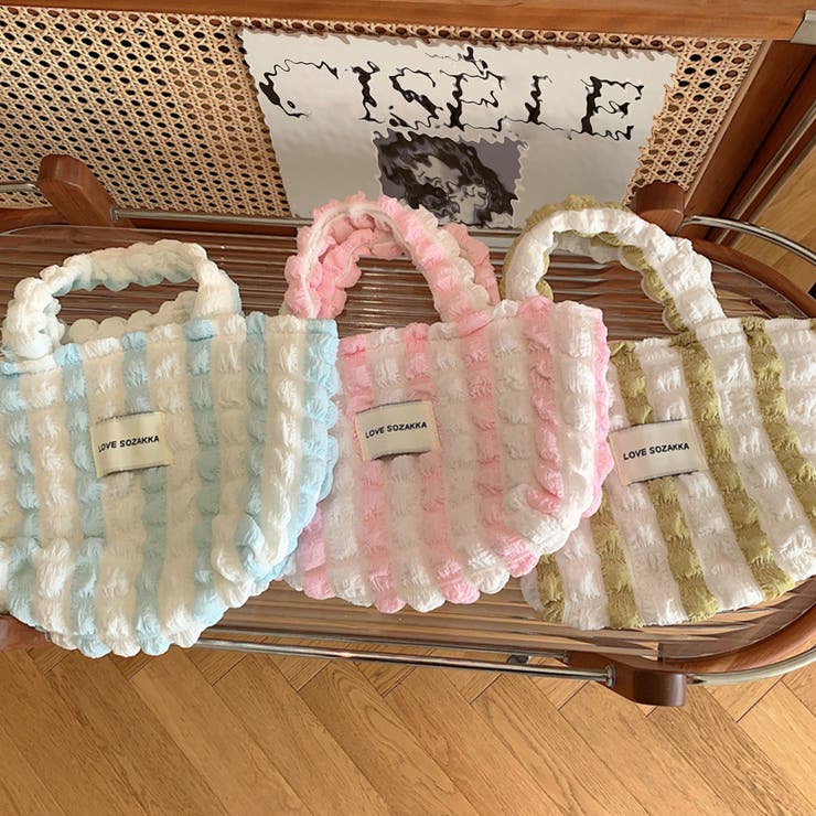 ミニトートバッグ ポップコーン軽量バッグ | SUNSHINE CLOSET | 詳細画像12 