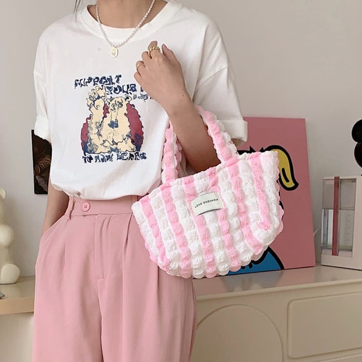 ミニトートバッグ ポップコーン軽量バッグ | SUNSHINE CLOSET | 詳細画像6 