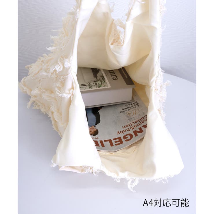 フリンジトートバッグ折りたたみエコバッグ | SUNSHINE CLOSET | 詳細画像18 