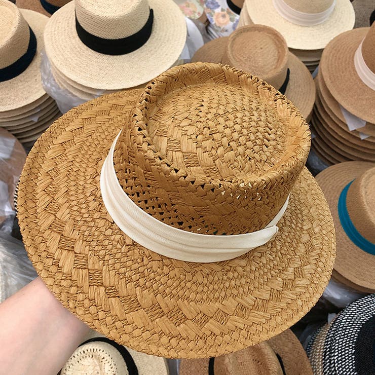 カンカン帽子 紫外線対策ストローハット | SUNSHINE CLOSET | 詳細画像1 