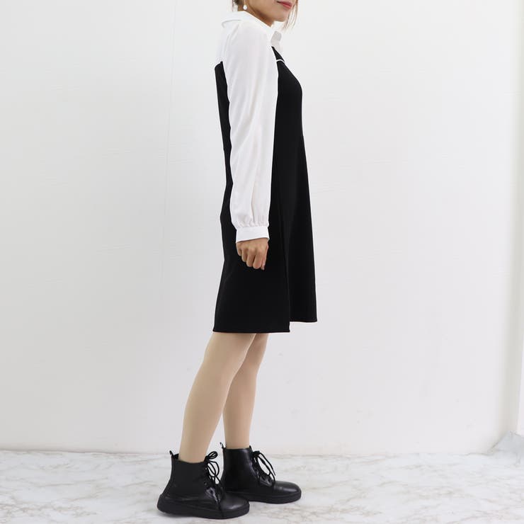 ✧︎*韓国ファッション ワンピース✧︎* リボンピンタックビスチェロングワンピース｜ロングワンピース