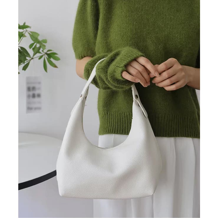 フェイクレザーワンハンドルバッグ 韓国風 | SUNSHINE CLOSET | 詳細画像4 