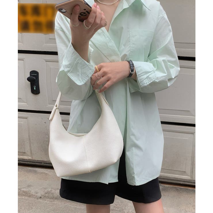 フェイクレザーワンハンドルバッグ 韓国風 | SUNSHINE CLOSET | 詳細画像5 