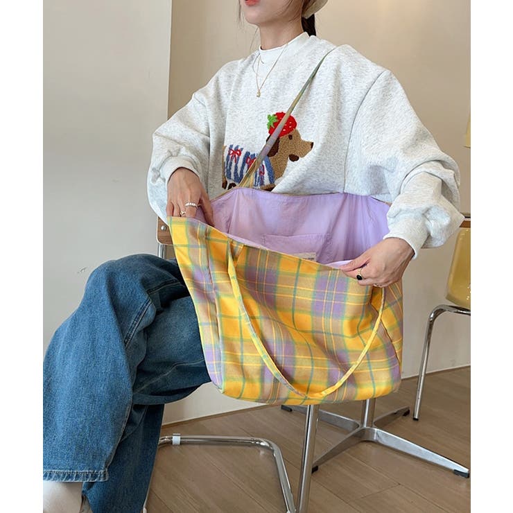 トートバッグ リバーシブル2way韓国風 | SUNSHINE CLOSET | 詳細画像7 