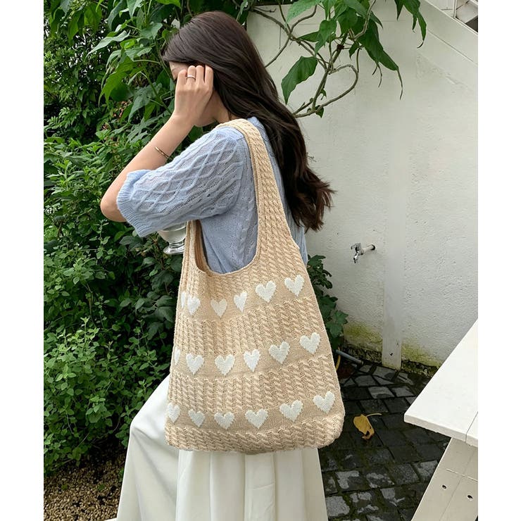 レディース 編みニット鞄 折りたたみ | SUNSHINE CLOSET | 詳細画像11 